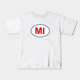 Michigan State Sticker Kids T-Shirt